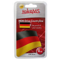 Takems 4GB MEM-Drive Countryline DE (TMS4GUCOU1R00D) Takems 4GB MEM-Drive Countryline DE (TMS4GUCOU1R00D)